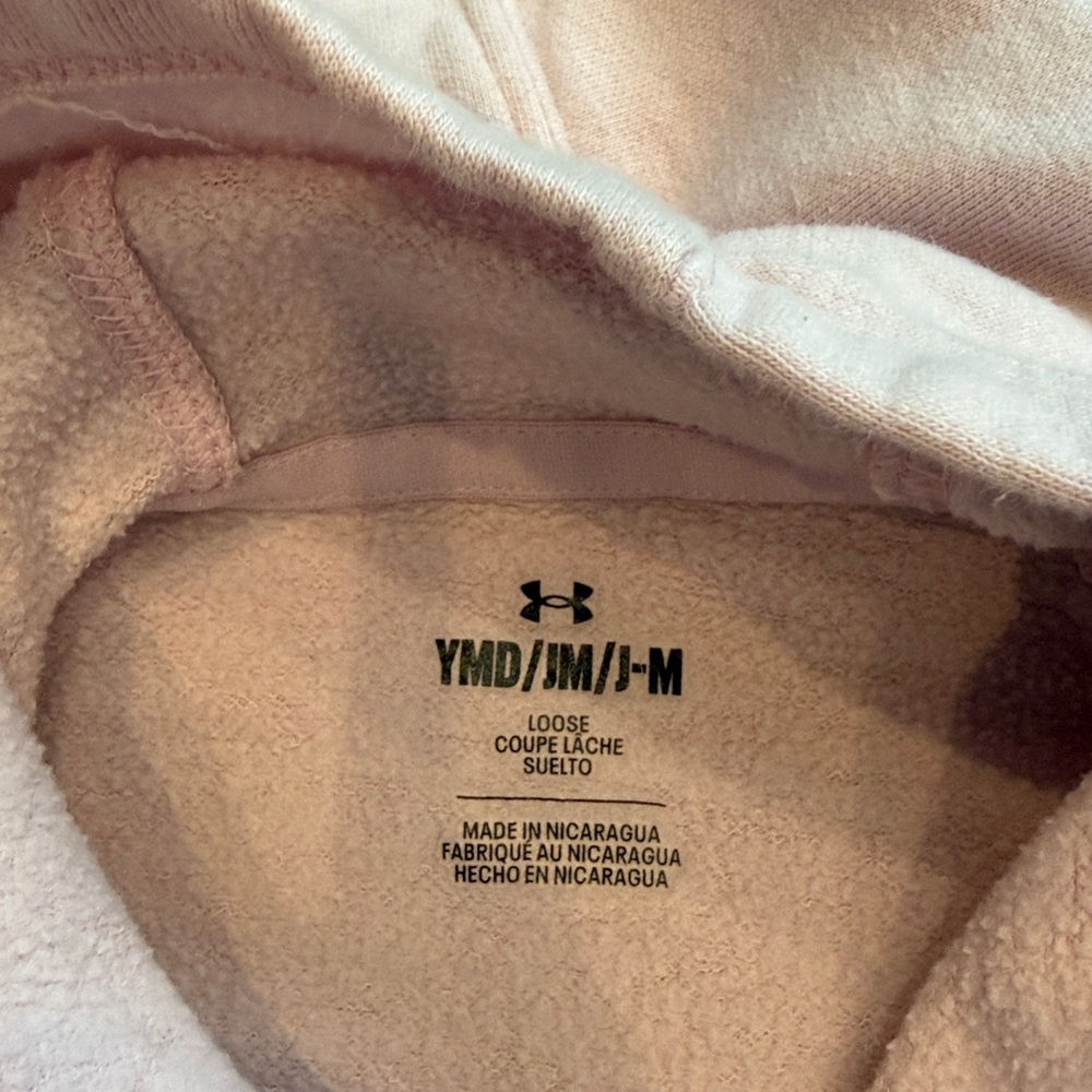 Under Armour | Light Pink Kids Hoodie - Picture 3 of 5